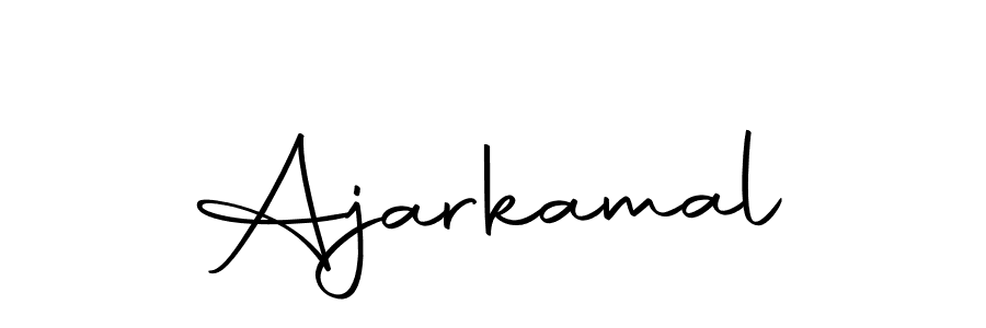 You should practise on your own different ways (Autography-DOLnW) to write your name (Ajarkamal) in signature. don't let someone else do it for you. Ajarkamal signature style 10 images and pictures png