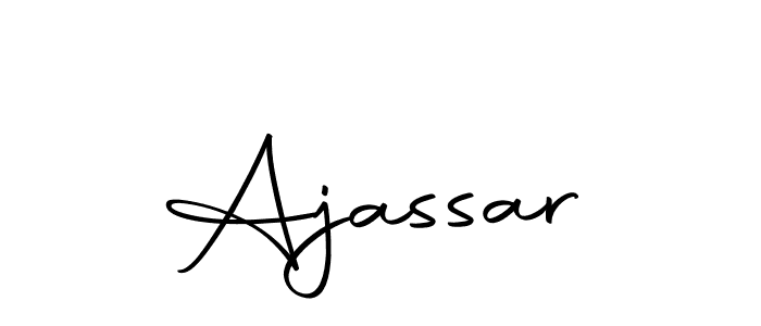 Create a beautiful signature design for name Ajassar. With this signature (Autography-DOLnW) fonts, you can make a handwritten signature for free. Ajassar signature style 10 images and pictures png