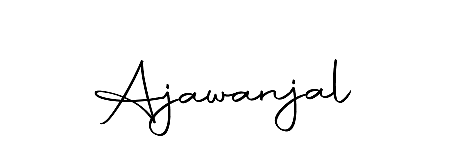 Ajawanjal stylish signature style. Best Handwritten Sign (Autography-DOLnW) for my name. Handwritten Signature Collection Ideas for my name Ajawanjal. Ajawanjal signature style 10 images and pictures png