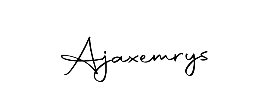 How to make Ajaxemrys name signature. Use Autography-DOLnW style for creating short signs online. This is the latest handwritten sign. Ajaxemrys signature style 10 images and pictures png