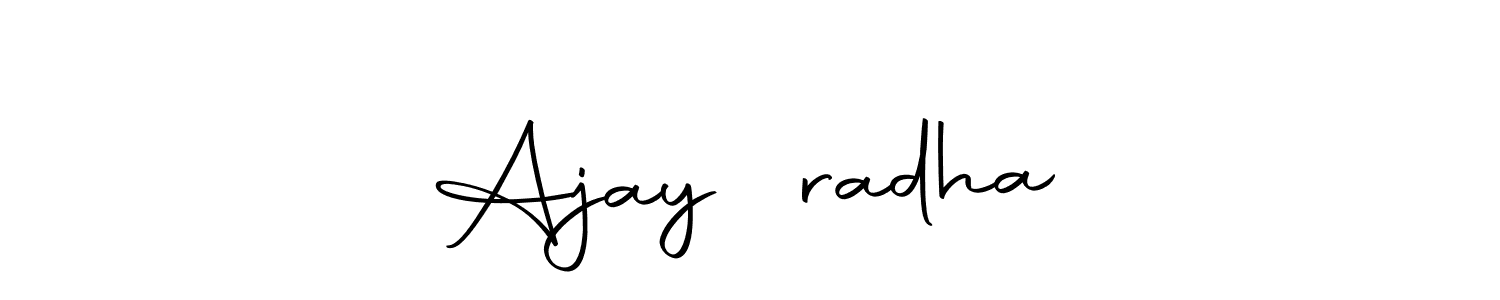 Use a signature maker to create a handwritten signature online. With this signature software, you can design (Autography-DOLnW) your own signature for name Ajay❤️radha. Ajay❤️radha signature style 10 images and pictures png