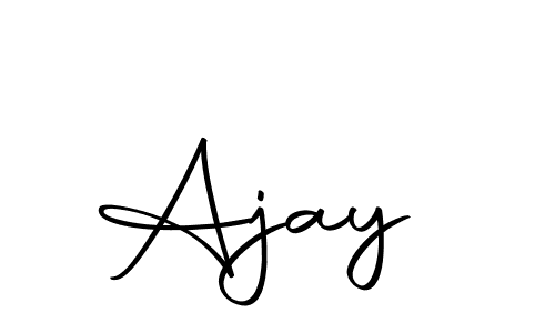 How to make Ajay  name signature. Use Autography-DOLnW style for creating short signs online. This is the latest handwritten sign. Ajay  signature style 10 images and pictures png