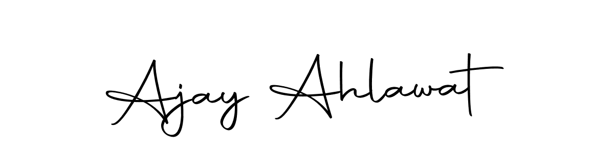 You should practise on your own different ways (Autography-DOLnW) to write your name (Ajay Ahlawat) in signature. don't let someone else do it for you. Ajay Ahlawat signature style 10 images and pictures png