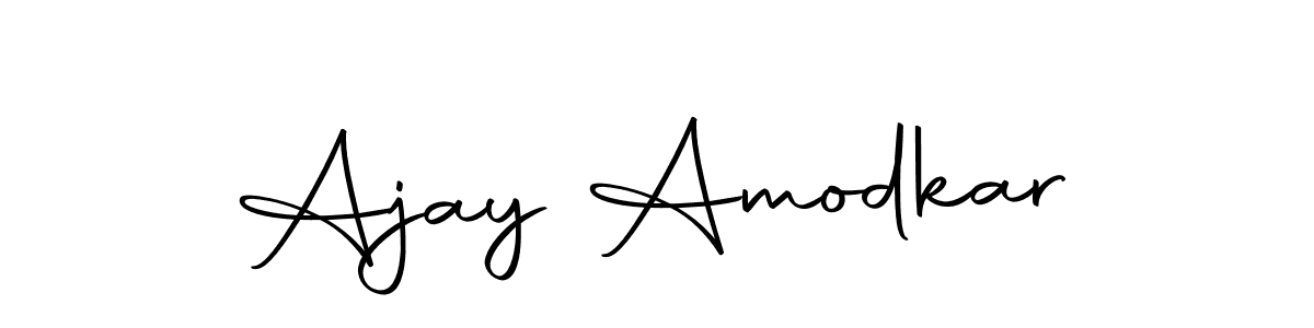 You should practise on your own different ways (Autography-DOLnW) to write your name (Ajay Amodkar) in signature. don't let someone else do it for you. Ajay Amodkar signature style 10 images and pictures png