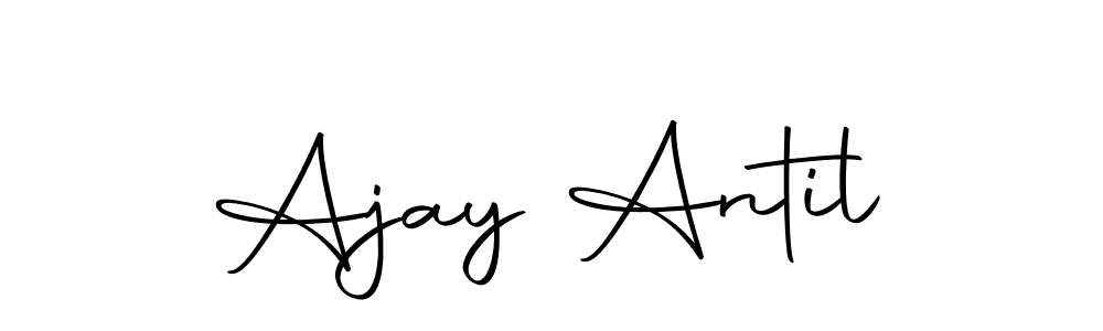 Make a beautiful signature design for name Ajay Antil. Use this online signature maker to create a handwritten signature for free. Ajay Antil signature style 10 images and pictures png