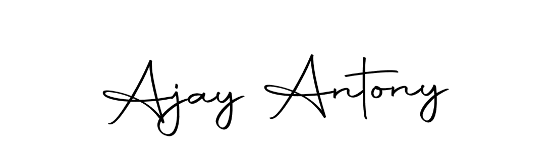 Make a beautiful signature design for name Ajay Antony. With this signature (Autography-DOLnW) style, you can create a handwritten signature for free. Ajay Antony signature style 10 images and pictures png