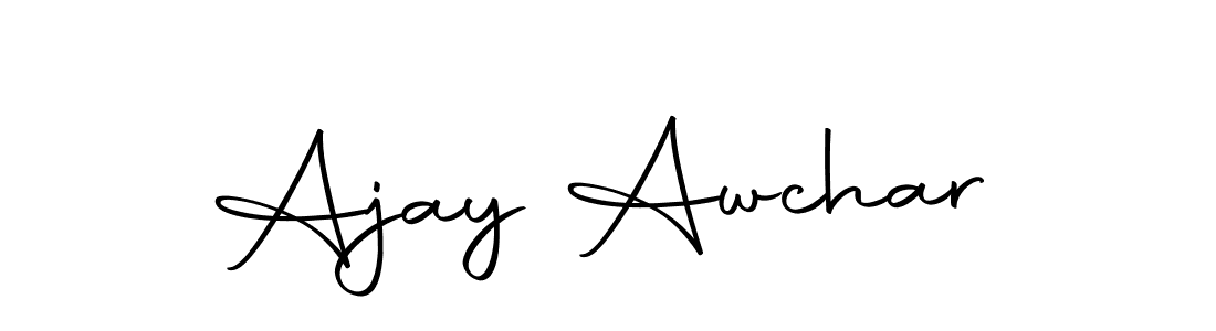 Once you've used our free online signature maker to create your best signature Autography-DOLnW style, it's time to enjoy all of the benefits that Ajay Awchar name signing documents. Ajay Awchar signature style 10 images and pictures png