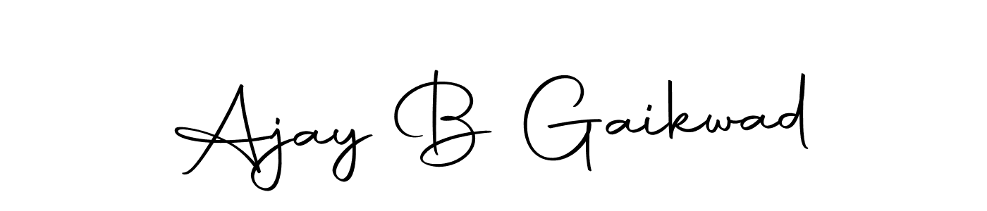 It looks lik you need a new signature style for name Ajay B Gaikwad. Design unique handwritten (Autography-DOLnW) signature with our free signature maker in just a few clicks. Ajay B Gaikwad signature style 10 images and pictures png
