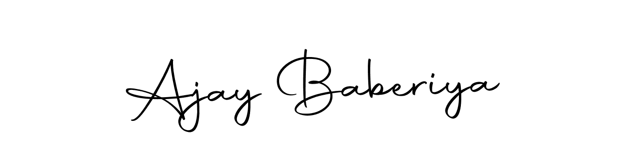 Make a short Ajay Baberiya signature style. Manage your documents anywhere anytime using Autography-DOLnW. Create and add eSignatures, submit forms, share and send files easily. Ajay Baberiya signature style 10 images and pictures png