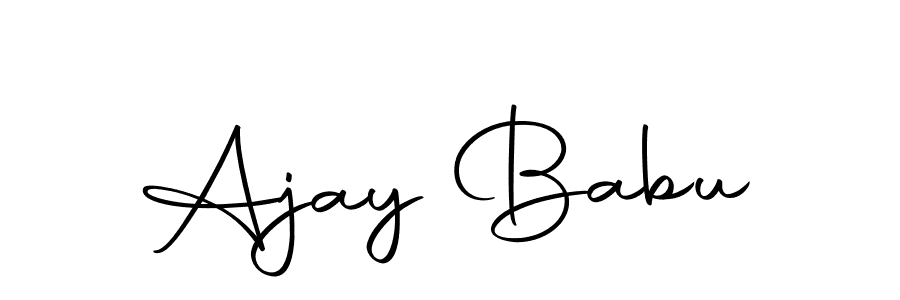 How to make Ajay Babu signature? Autography-DOLnW is a professional autograph style. Create handwritten signature for Ajay Babu name. Ajay Babu signature style 10 images and pictures png