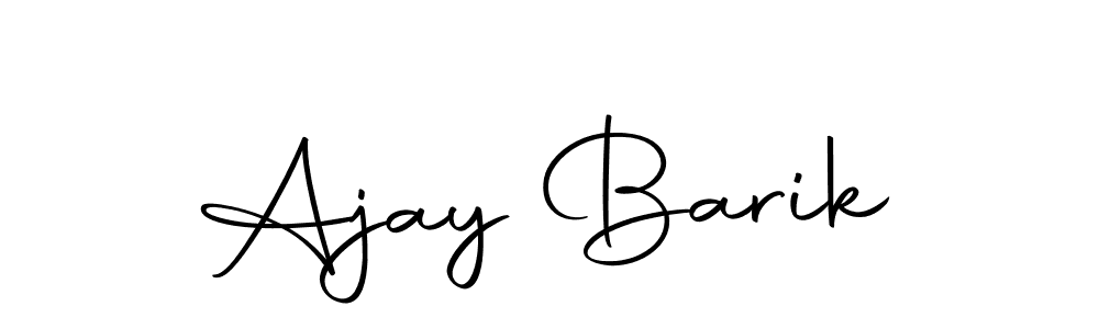 Design your own signature with our free online signature maker. With this signature software, you can create a handwritten (Autography-DOLnW) signature for name Ajay Barik. Ajay Barik signature style 10 images and pictures png
