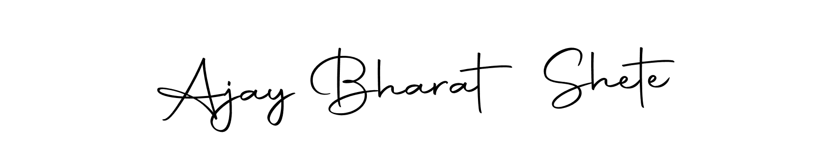 Here are the top 10 professional signature styles for the name Ajay Bharat Shete. These are the best autograph styles you can use for your name. Ajay Bharat Shete signature style 10 images and pictures png