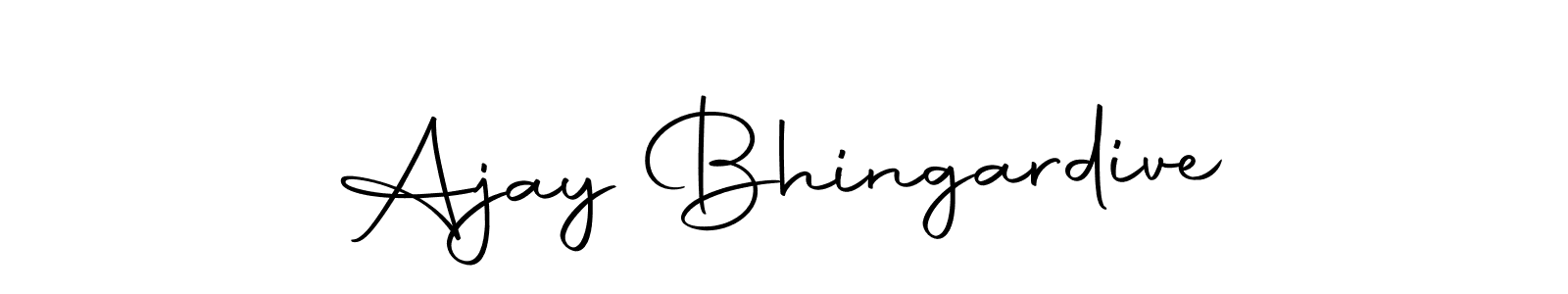 Ajay Bhingardive stylish signature style. Best Handwritten Sign (Autography-DOLnW) for my name. Handwritten Signature Collection Ideas for my name Ajay Bhingardive. Ajay Bhingardive signature style 10 images and pictures png