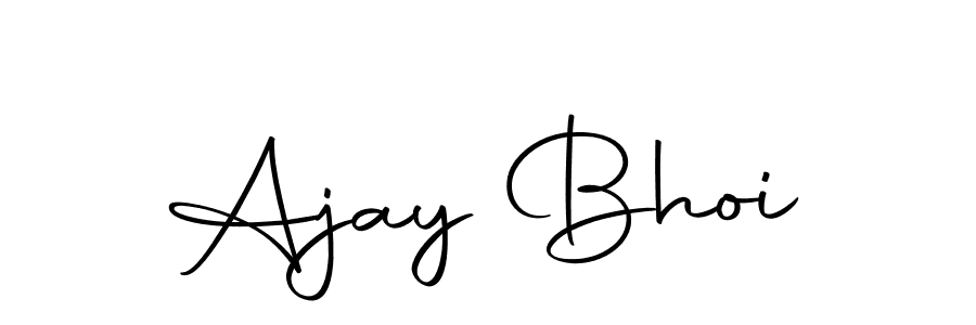 Create a beautiful signature design for name Ajay Bhoi. With this signature (Autography-DOLnW) fonts, you can make a handwritten signature for free. Ajay Bhoi signature style 10 images and pictures png