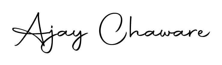 Here are the top professional signature styles for the name Ajay Chaware. These are the best autograph styles you can use for your name. Ajay Chaware signature style 10 images and pictures png