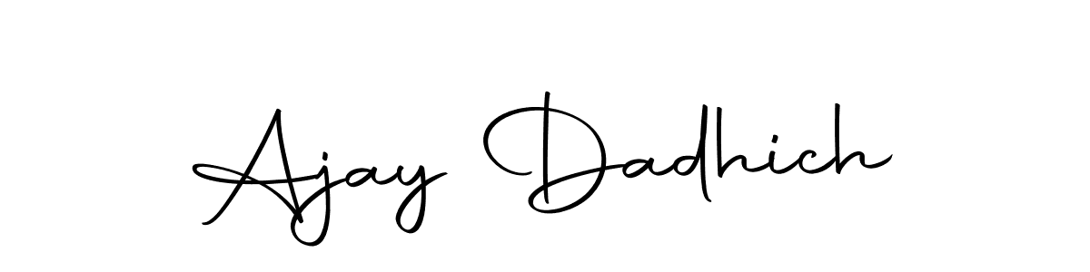 This is the best signature style for the Ajay Dadhich name. Also you like these signature font (Autography-DOLnW). Mix name signature. Ajay Dadhich signature style 10 images and pictures png