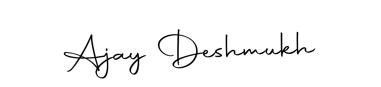 Also we have Ajay Deshmukh name is the best signature style. Create professional handwritten signature collection using Autography-DOLnW autograph style. Ajay Deshmukh signature style 10 images and pictures png