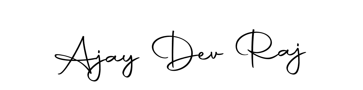 Use a signature maker to create a handwritten signature online. With this signature software, you can design (Autography-DOLnW) your own signature for name Ajay Dev Raj. Ajay Dev Raj signature style 10 images and pictures png