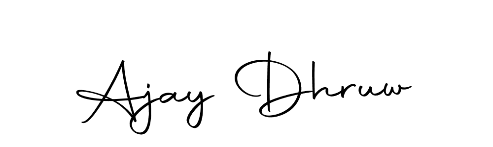 Also we have Ajay Dhruw name is the best signature style. Create professional handwritten signature collection using Autography-DOLnW autograph style. Ajay Dhruw signature style 10 images and pictures png