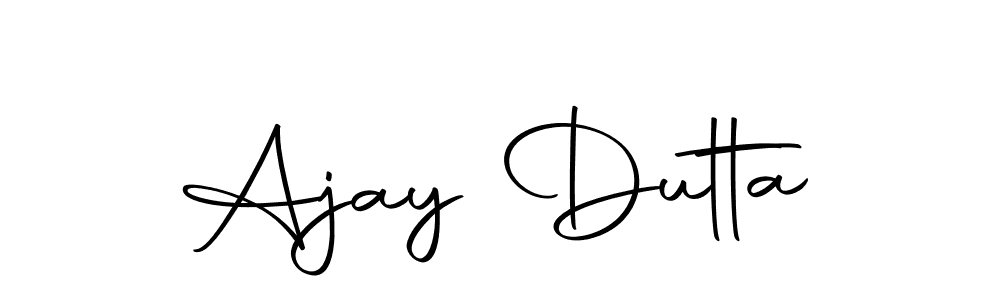 Make a beautiful signature design for name Ajay Dutta. With this signature (Autography-DOLnW) style, you can create a handwritten signature for free. Ajay Dutta signature style 10 images and pictures png