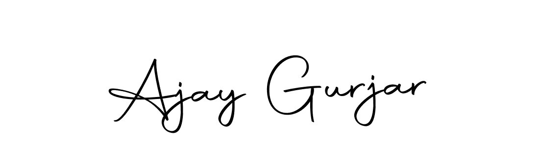 It looks lik you need a new signature style for name Ajay Gurjar. Design unique handwritten (Autography-DOLnW) signature with our free signature maker in just a few clicks. Ajay Gurjar signature style 10 images and pictures png