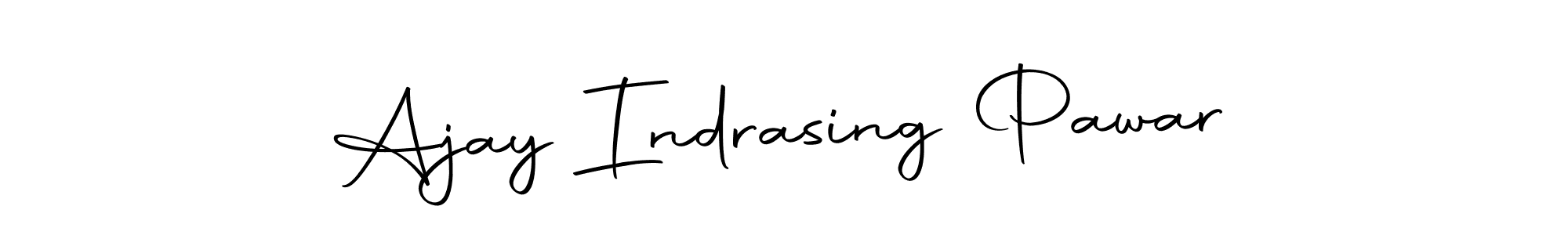 Create a beautiful signature design for name Ajay Indrasing Pawar. With this signature (Autography-DOLnW) fonts, you can make a handwritten signature for free. Ajay Indrasing Pawar signature style 10 images and pictures png