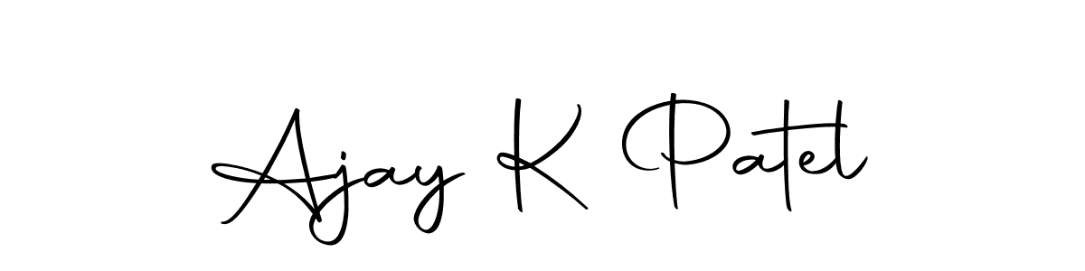 How to make Ajay K Patel signature? Autography-DOLnW is a professional autograph style. Create handwritten signature for Ajay K Patel name. Ajay K Patel signature style 10 images and pictures png