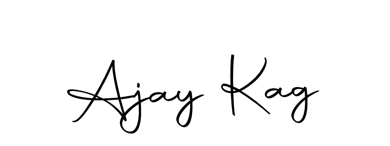 Make a short Ajay Kag signature style. Manage your documents anywhere anytime using Autography-DOLnW. Create and add eSignatures, submit forms, share and send files easily. Ajay Kag signature style 10 images and pictures png