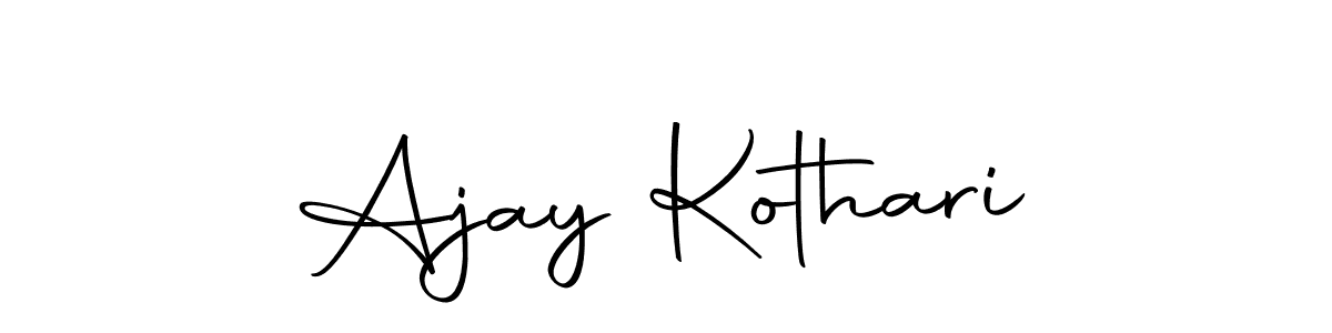 The best way (Autography-DOLnW) to make a short signature is to pick only two or three words in your name. The name Ajay Kothari include a total of six letters. For converting this name. Ajay Kothari signature style 10 images and pictures png