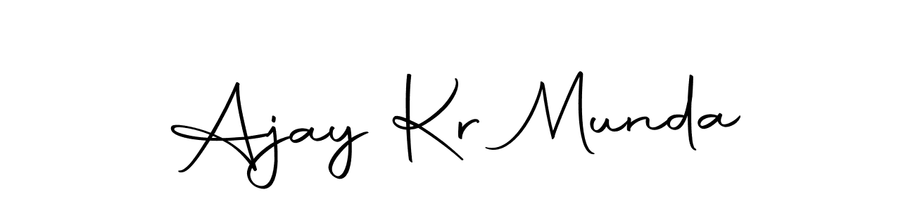 Ajay Kr Munda stylish signature style. Best Handwritten Sign (Autography-DOLnW) for my name. Handwritten Signature Collection Ideas for my name Ajay Kr Munda. Ajay Kr Munda signature style 10 images and pictures png