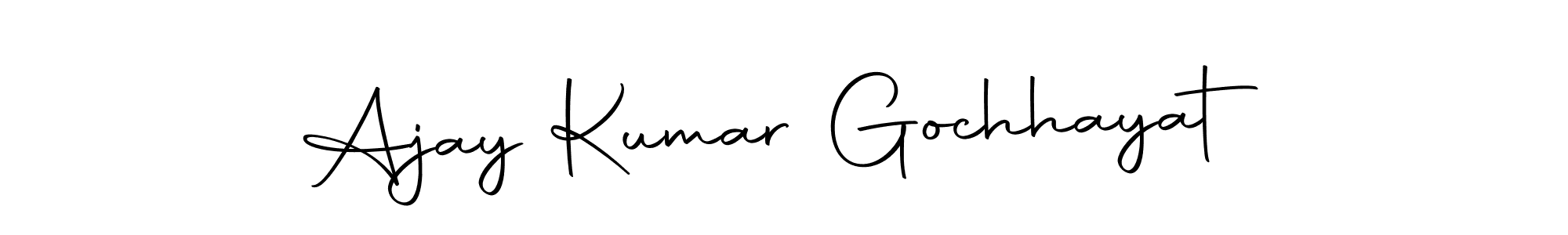 Also we have Ajay Kumar Gochhayat name is the best signature style. Create professional handwritten signature collection using Autography-DOLnW autograph style. Ajay Kumar Gochhayat signature style 10 images and pictures png