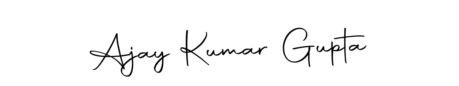 How to make Ajay Kumar Gupta name signature. Use Autography-DOLnW style for creating short signs online. This is the latest handwritten sign. Ajay Kumar Gupta signature style 10 images and pictures png