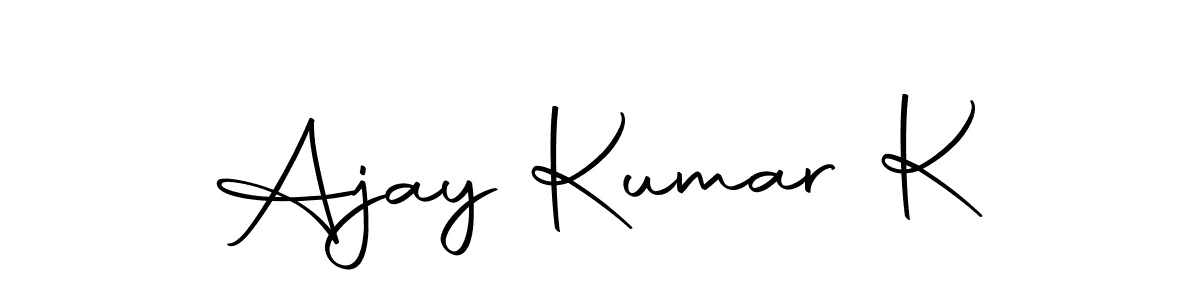 if you are searching for the best signature style for your name Ajay Kumar K. so please give up your signature search. here we have designed multiple signature styles  using Autography-DOLnW. Ajay Kumar K signature style 10 images and pictures png