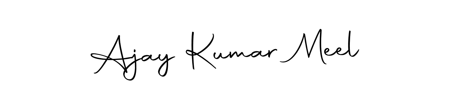 Ajay Kumar Meel stylish signature style. Best Handwritten Sign (Autography-DOLnW) for my name. Handwritten Signature Collection Ideas for my name Ajay Kumar Meel. Ajay Kumar Meel signature style 10 images and pictures png