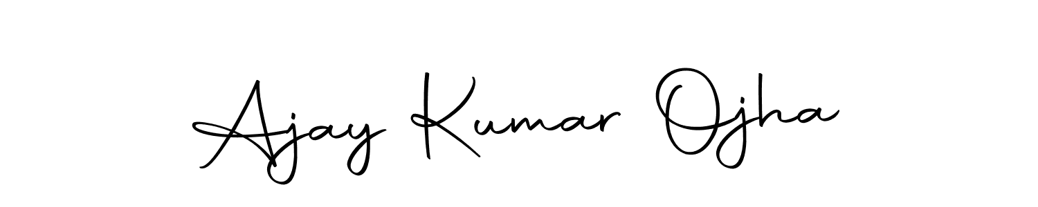 Make a beautiful signature design for name Ajay Kumar Ojha. Use this online signature maker to create a handwritten signature for free. Ajay Kumar Ojha signature style 10 images and pictures png