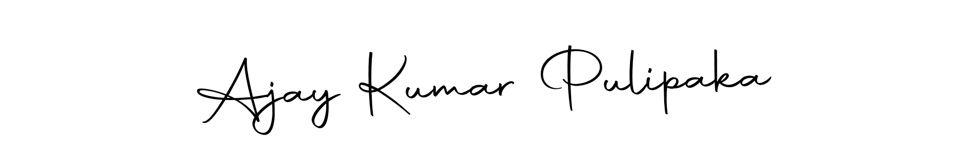 Use a signature maker to create a handwritten signature online. With this signature software, you can design (Autography-DOLnW) your own signature for name Ajay Kumar Pulipaka. Ajay Kumar Pulipaka signature style 10 images and pictures png