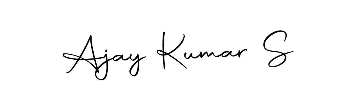 Ajay Kumar S stylish signature style. Best Handwritten Sign (Autography-DOLnW) for my name. Handwritten Signature Collection Ideas for my name Ajay Kumar S. Ajay Kumar S signature style 10 images and pictures png