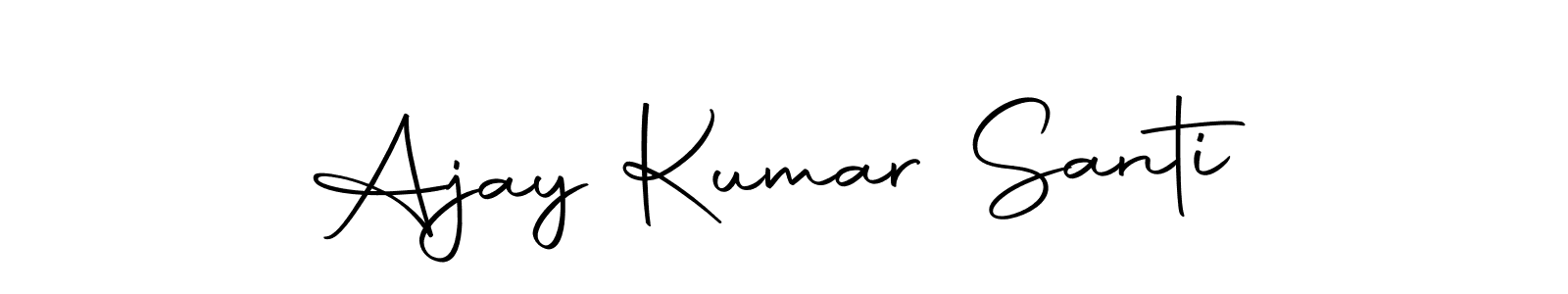 How to Draw Ajay Kumar Santi signature style? Autography-DOLnW is a latest design signature styles for name Ajay Kumar Santi. Ajay Kumar Santi signature style 10 images and pictures png