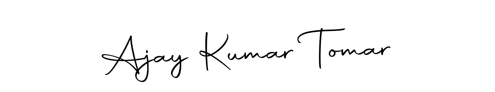 Make a beautiful signature design for name Ajay Kumar Tomar. Use this online signature maker to create a handwritten signature for free. Ajay Kumar Tomar signature style 10 images and pictures png