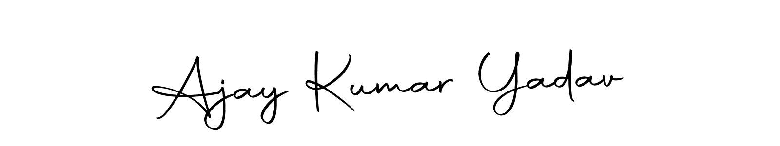 Make a beautiful signature design for name Ajay Kumar Yadav. Use this online signature maker to create a handwritten signature for free. Ajay Kumar Yadav signature style 10 images and pictures png