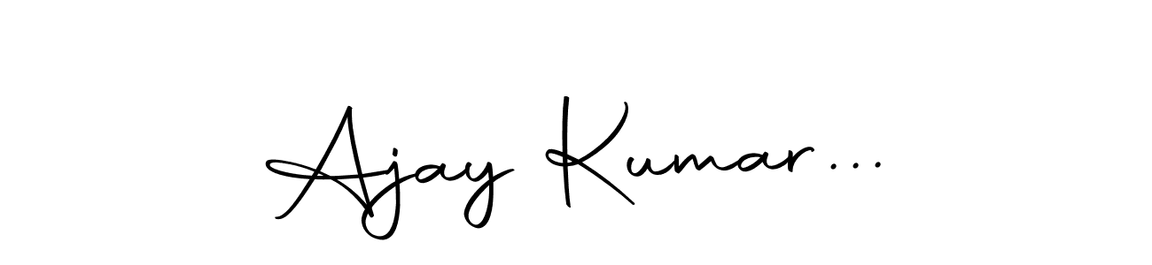 This is the best signature style for the Ajay Kumar... name. Also you like these signature font (Autography-DOLnW). Mix name signature. Ajay Kumar... signature style 10 images and pictures png