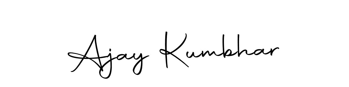 Here are the top 10 professional signature styles for the name Ajay Kumbhar. These are the best autograph styles you can use for your name. Ajay Kumbhar signature style 10 images and pictures png