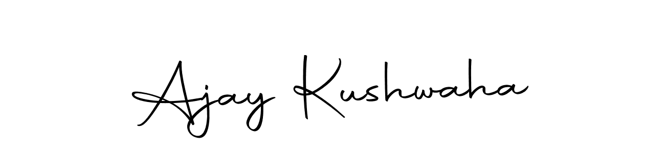 You can use this online signature creator to create a handwritten signature for the name Ajay Kushwaha. This is the best online autograph maker. Ajay Kushwaha signature style 10 images and pictures png