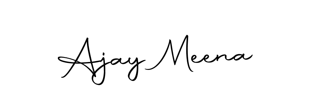 Also we have Ajay Meena name is the best signature style. Create professional handwritten signature collection using Autography-DOLnW autograph style. Ajay Meena signature style 10 images and pictures png