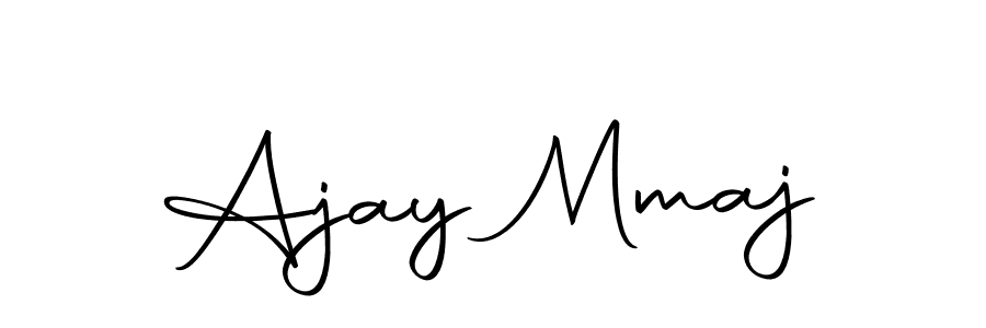 Ajay Mmaj stylish signature style. Best Handwritten Sign (Autography-DOLnW) for my name. Handwritten Signature Collection Ideas for my name Ajay Mmaj. Ajay Mmaj signature style 10 images and pictures png