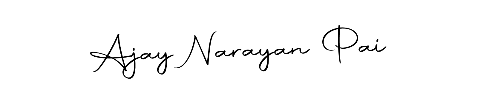 How to make Ajay Narayan Pai signature? Autography-DOLnW is a professional autograph style. Create handwritten signature for Ajay Narayan Pai name. Ajay Narayan Pai signature style 10 images and pictures png