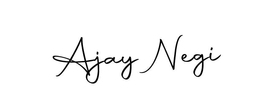 Make a beautiful signature design for name Ajay Negi. With this signature (Autography-DOLnW) style, you can create a handwritten signature for free. Ajay Negi signature style 10 images and pictures png