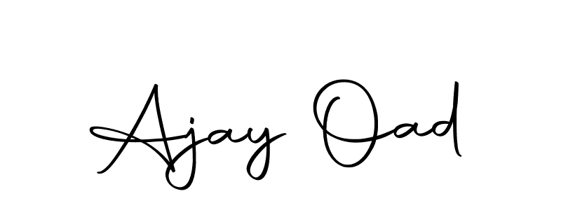 The best way (Autography-DOLnW) to make a short signature is to pick only two or three words in your name. The name Ajay Oad include a total of six letters. For converting this name. Ajay Oad signature style 10 images and pictures png
