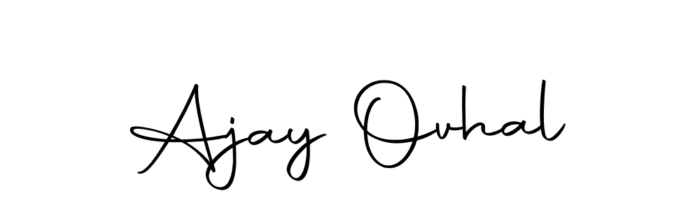 You should practise on your own different ways (Autography-DOLnW) to write your name (Ajay Ovhal) in signature. don't let someone else do it for you. Ajay Ovhal signature style 10 images and pictures png