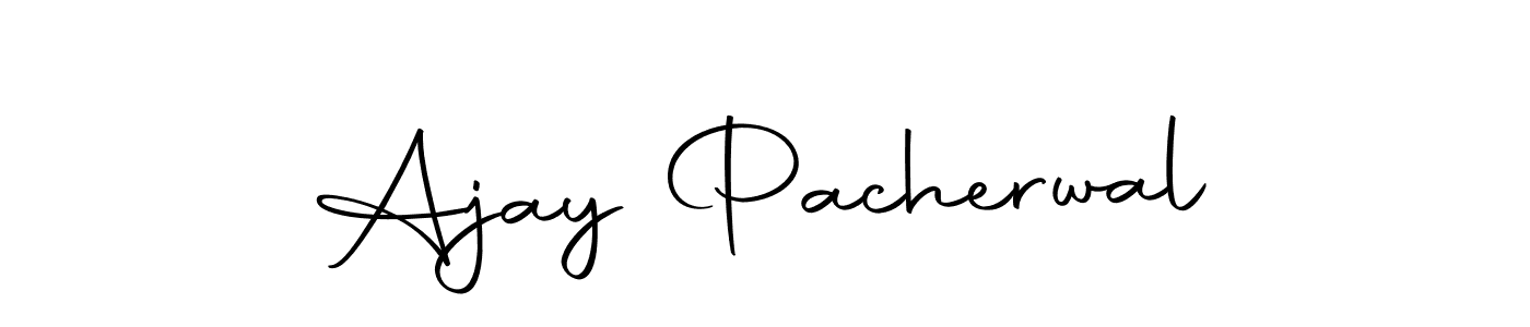 Also we have Ajay Pacherwal name is the best signature style. Create professional handwritten signature collection using Autography-DOLnW autograph style. Ajay Pacherwal signature style 10 images and pictures png